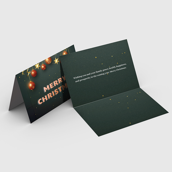 Full-Color Metallic Greeting Cards