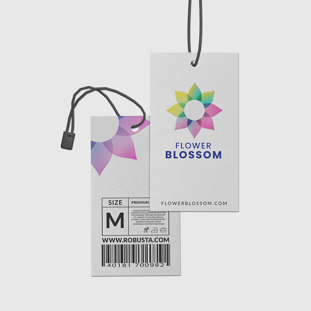 Full-Color Metallic Hang Tags